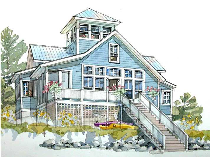 Allison Ramsey Architects House Plans | Southern Coastal Layout